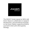 Memorandum of Understanding Signed with Axiom Space